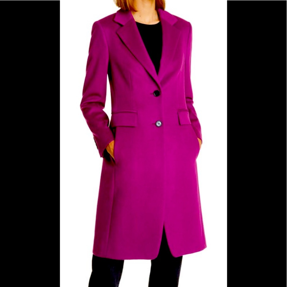 BOSS Curia Virgin Wool and Cashmere Coat